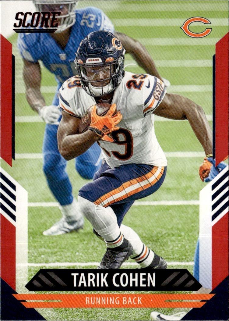 2021 Score Football Base #122 Chicago Bears (Tarik Cohen)