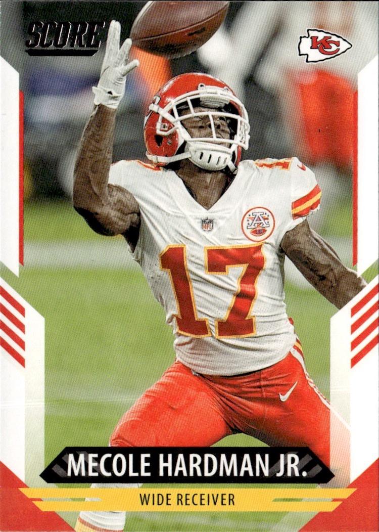 2021 Score Football Base #6 Kansas City Chiefs (Mecole Hardman Jr.)