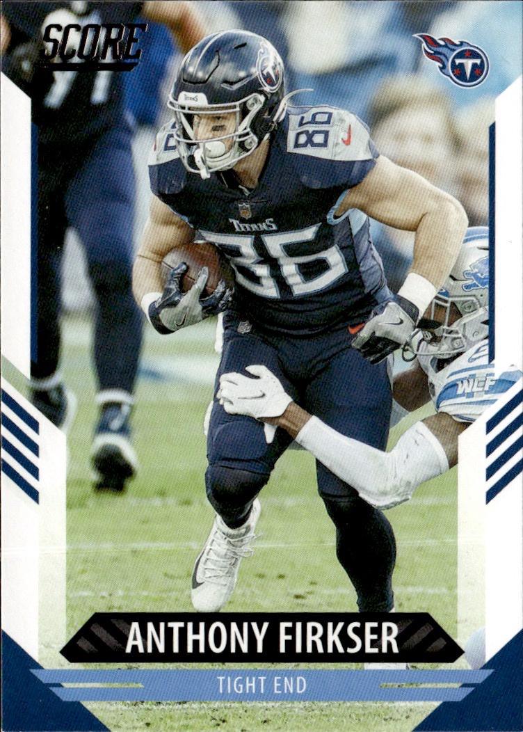 2021 Score Football Base #186 Tennessee Titans (Anthony Firkser)