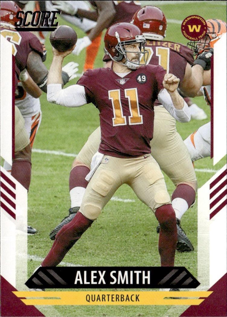 2021 Score Football Base #79 Washington Football Team (Alex Smith)