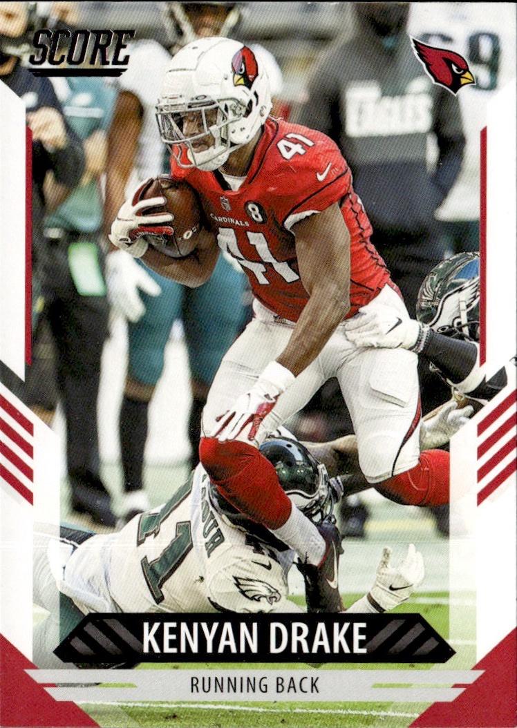 2021 Score Football Base #246 Arizona Cardinals (Kenyan Drake)