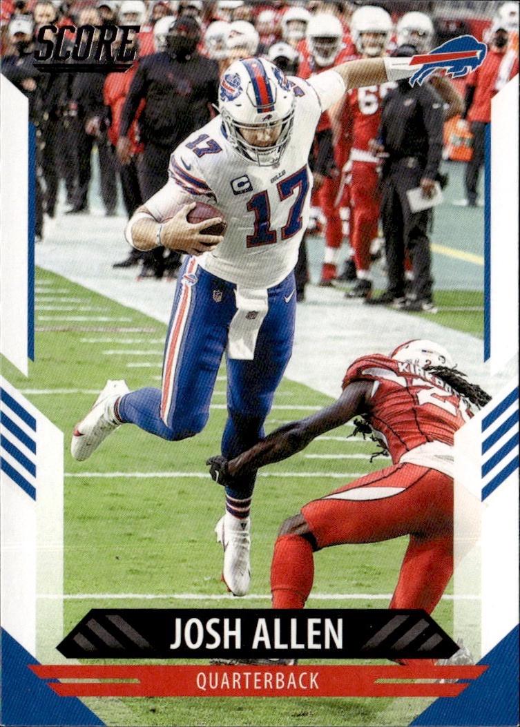 2021 Score Football Base #20 Buffalo Bills (Josh Allen)