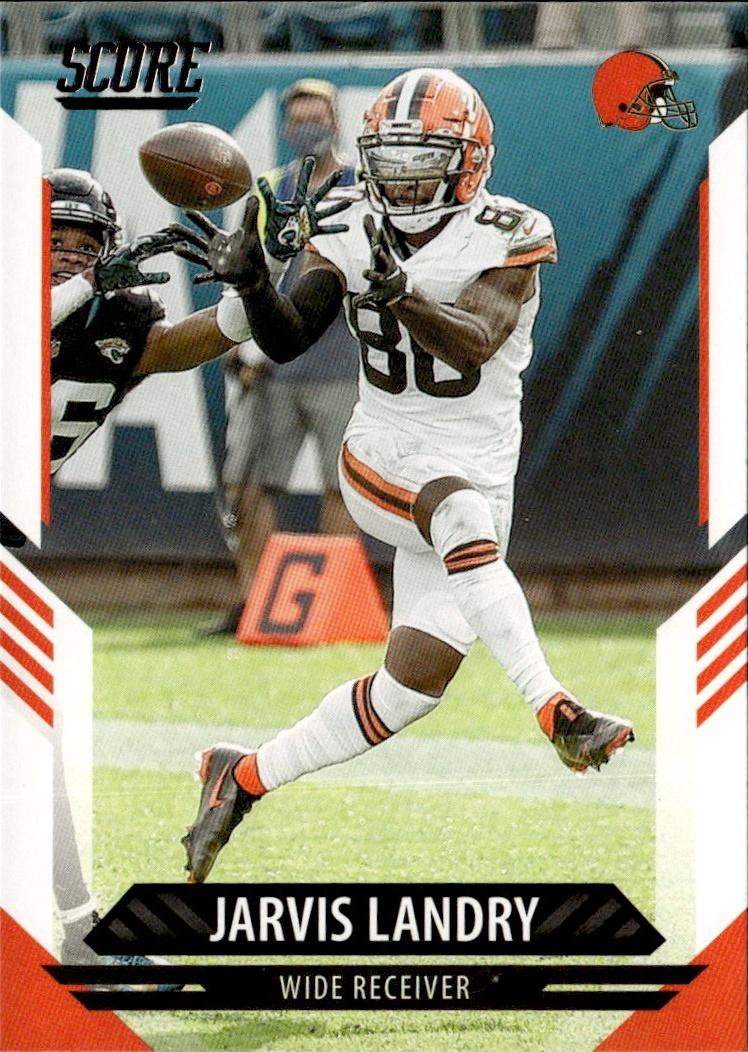 2021 Score Football Base #106 Cleveland Browns (Jarvis Landry)