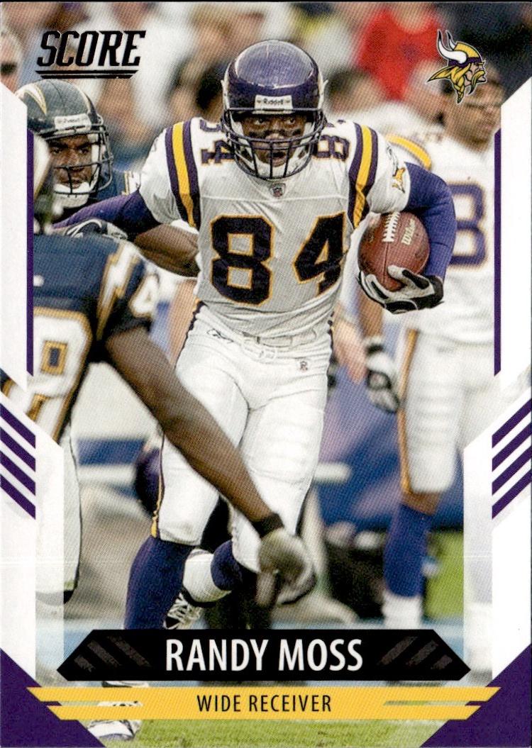 2021 Score Football Base #151 Minnesota Vikings (Randy Moss)