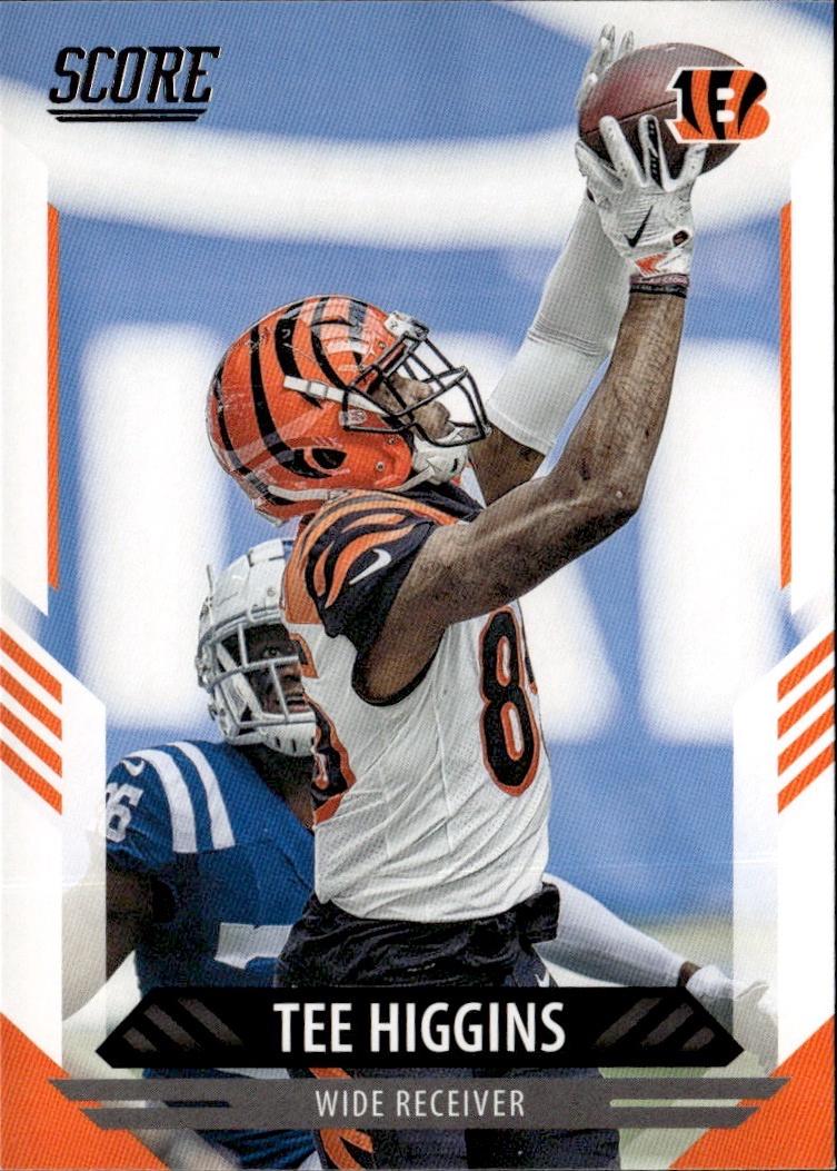 2021 Score Football Base #97 Cincinnati Bengals (Tee Higgins)