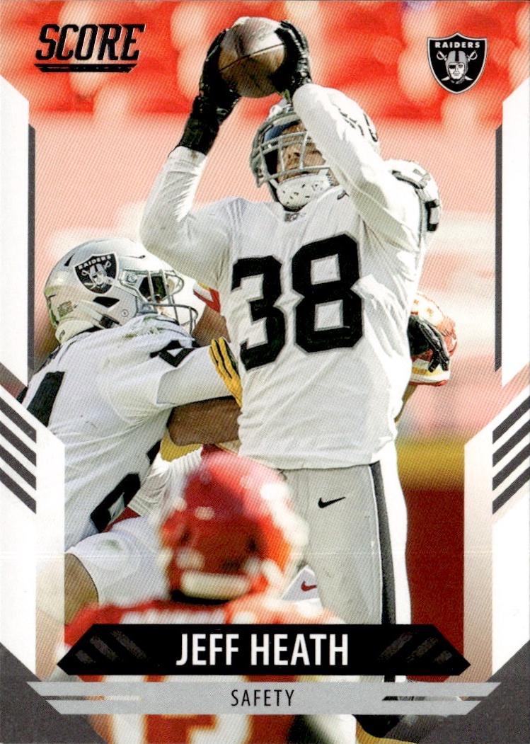 2021 Score Football Base #229 Las Vegas Raiders (Jeff Heath)