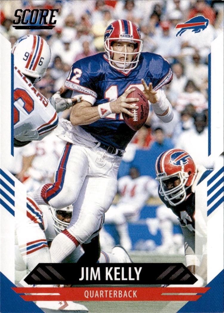 2021 Score Football Base #22 Buffalo Bills (Jim Kelly)