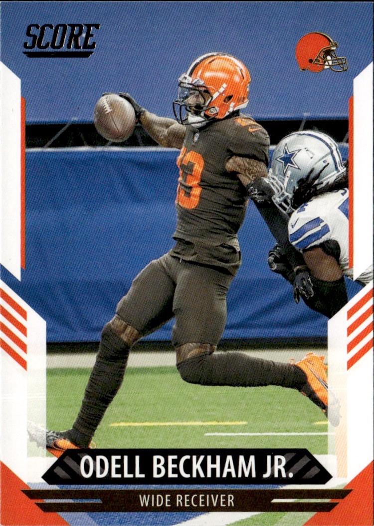 2021 Score Football Base #107 Cleveland Browns (Odell Beckham Jr.)