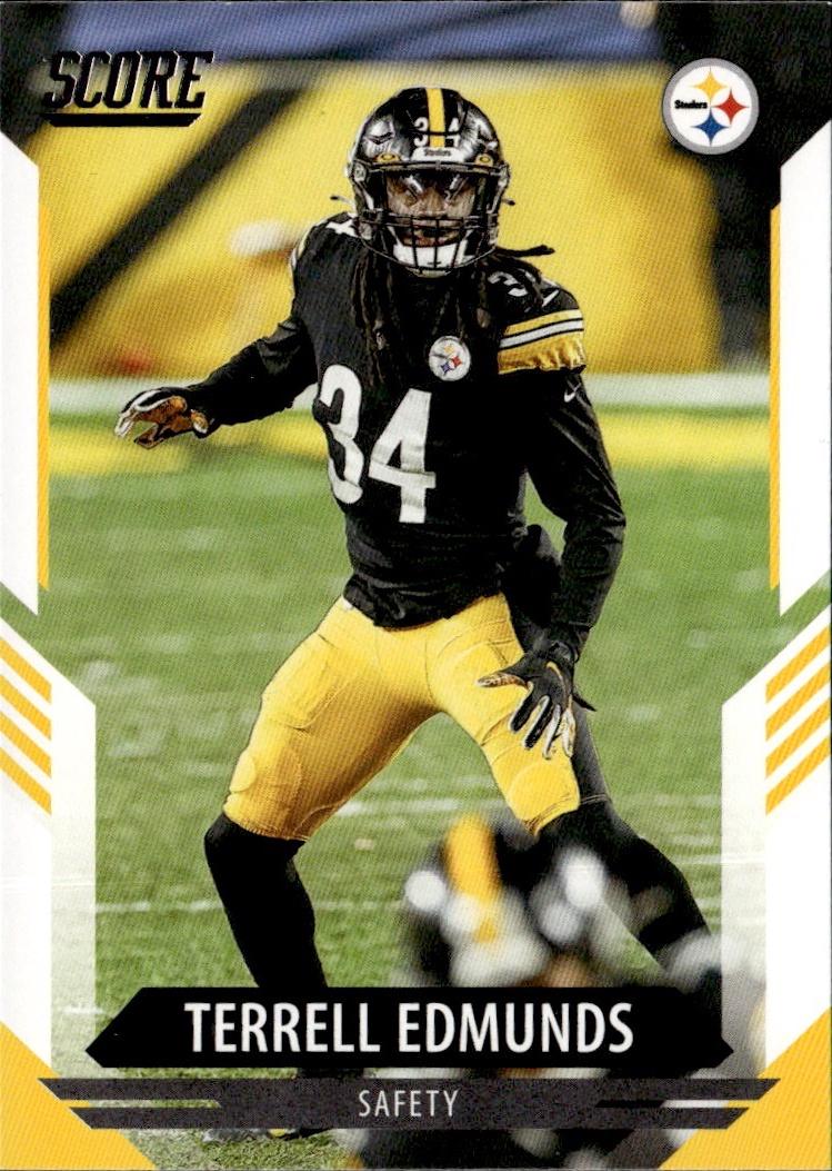 2021 Score Football Base #295 Pittsburgh Steelers (Terrell Edmunds)