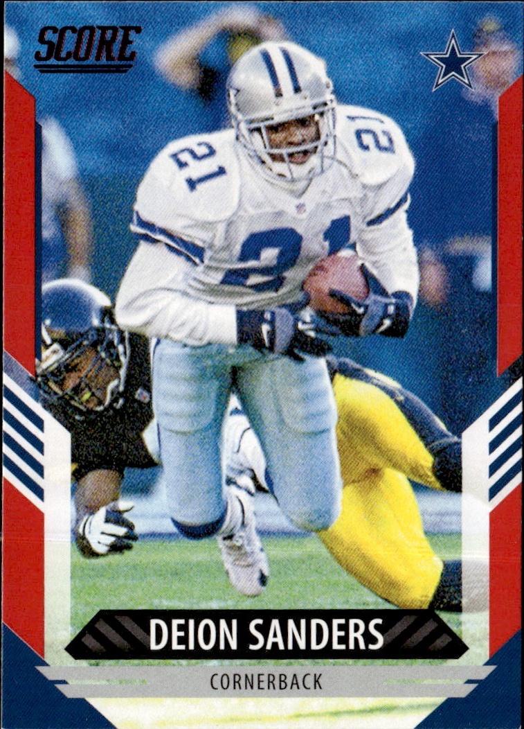 2021 Score Football Base #55 Dallas Cowboys (Deion Sanders)