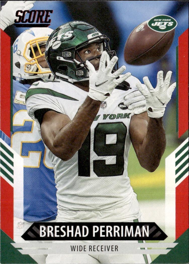 2021 Score Football Base #290 New York Jets (Breshad Perriman)