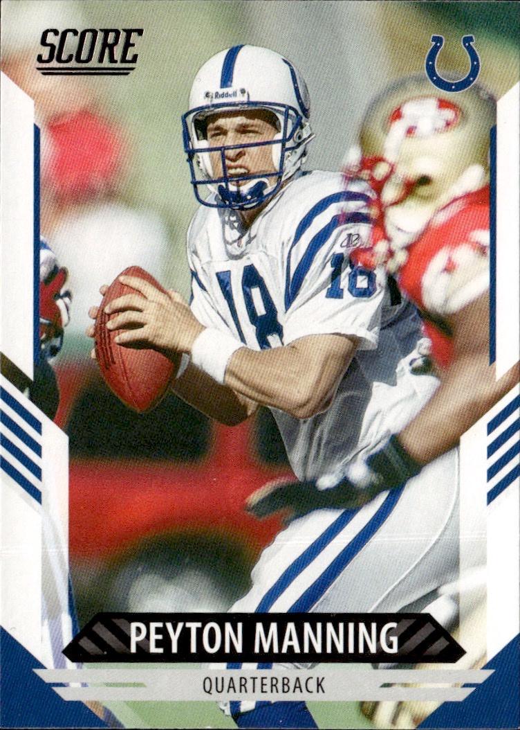 2021 Score Football Base #170 Indianapolis Colts (Peyton Manning)