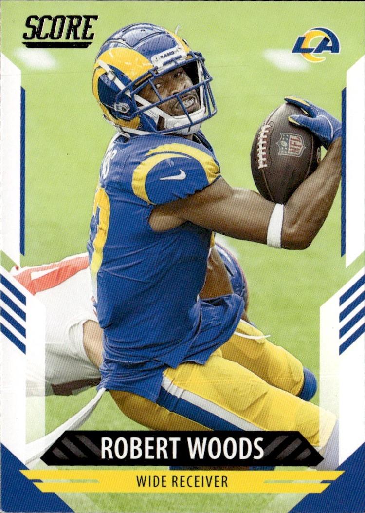 2021 Score Football Base #256 Los Angeles Rams (Robert Woods)