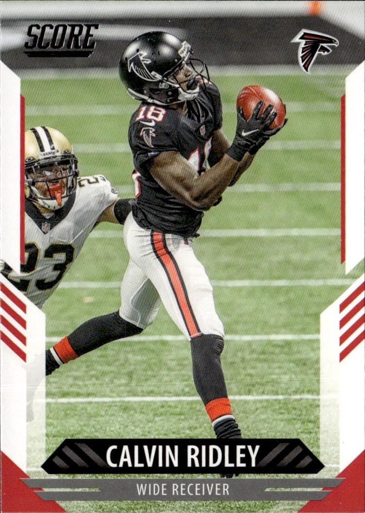 2021 Score Football Base #191 Atlanta Falcons (Calvin Ridley)