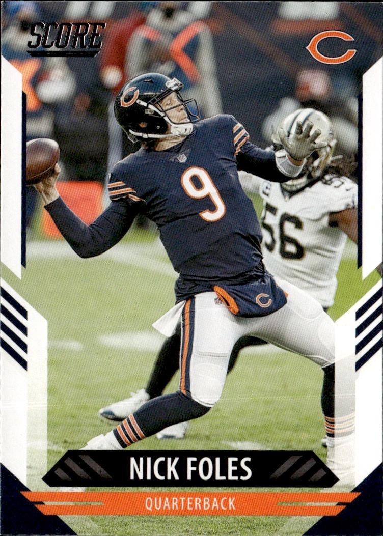 2021 Score Football Base #121 Chicago Bears (Nick Foles)