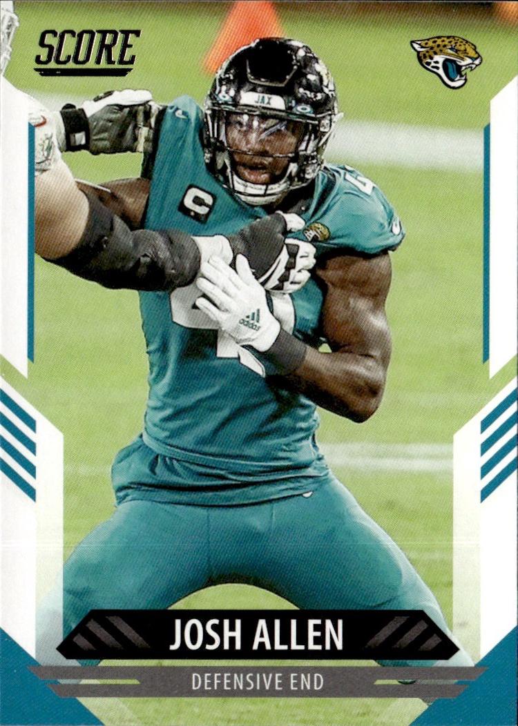2021 Score Football Base #178 Jacksonville Jaguars (Josh Allen)