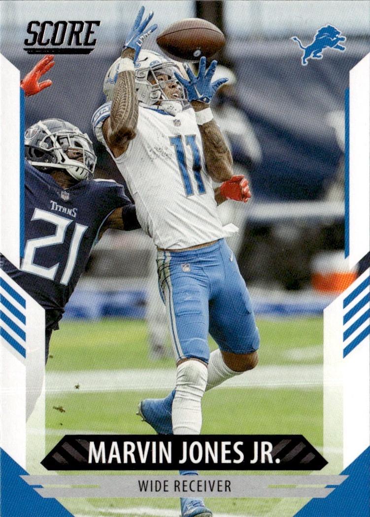 2021 Score Football Base #135 Detroit Lions (Marvin Jones Jr.)