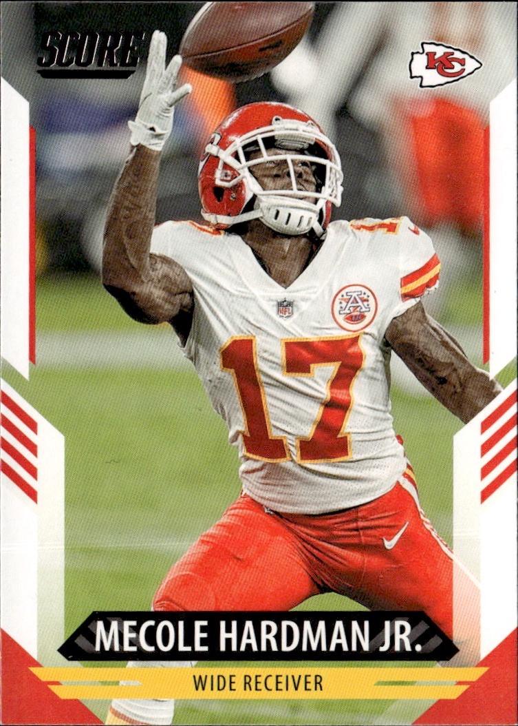 2021 Score Football Base #6 Kansas City Chiefs (Mecole Hardman Jr.)
