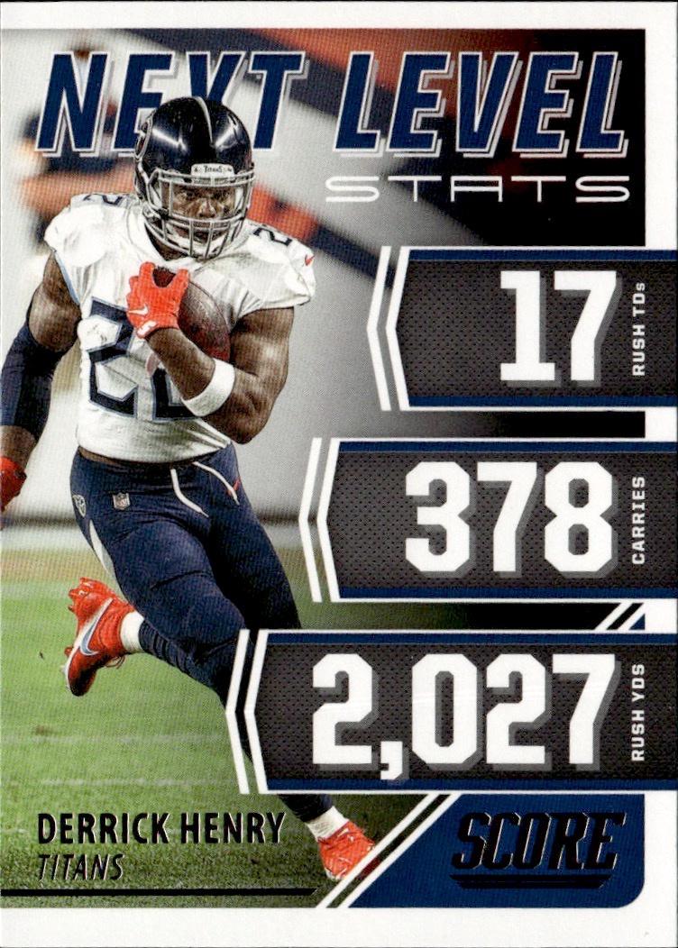 2021 Score Football Next Level Stats #NL17 Tennessee Titans (Derrick Henry)