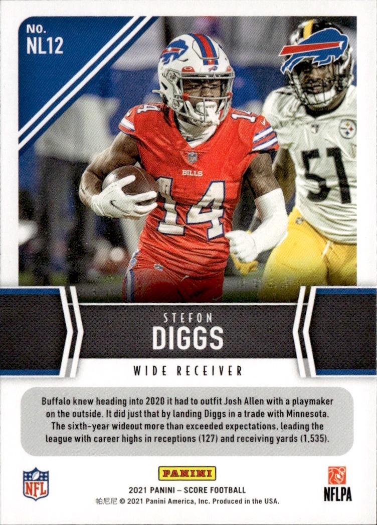 2021 Score Football Next Level Stats #NL12 Buffalo Bills (Stefon Diggs)