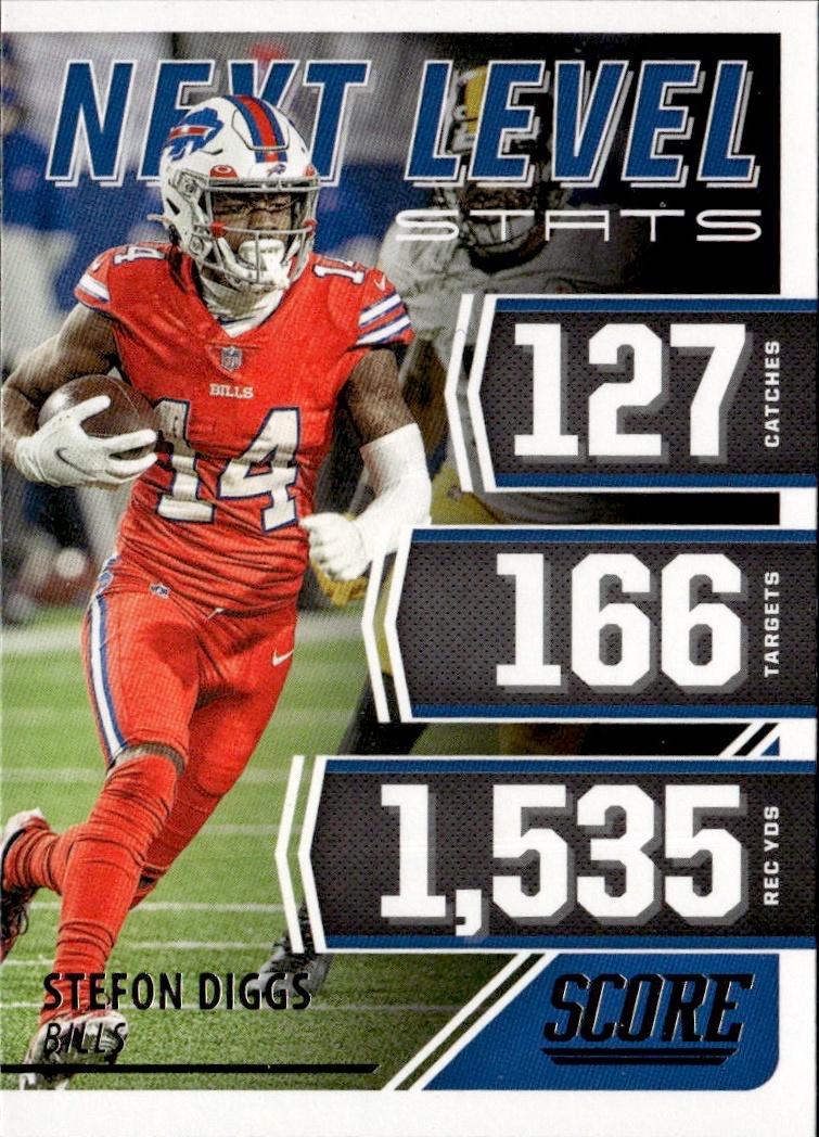 2021 Score Football Next Level Stats #NL12 Buffalo Bills (Stefon Diggs)
