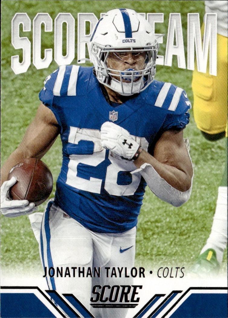 2021 Score Football Score Team #ST14 Indianapolis Colts (Jonathan Taylor)