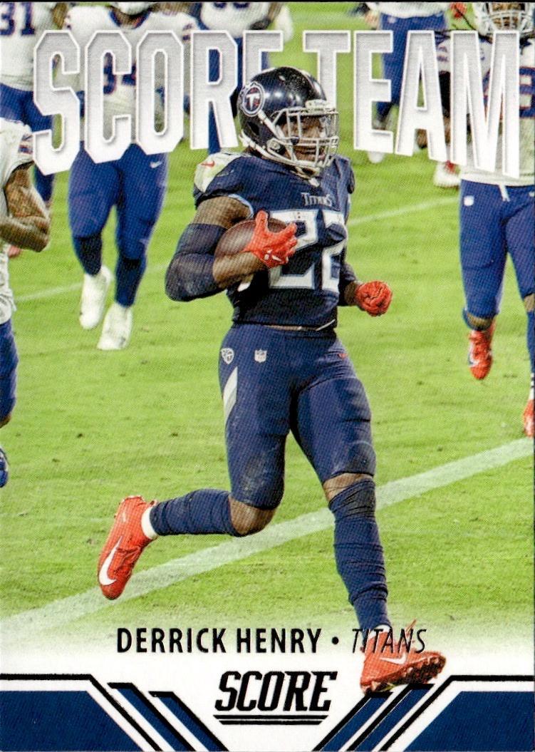 2021 Score Football Score Team #ST22 Tennessee Titans (Derrick Henry)