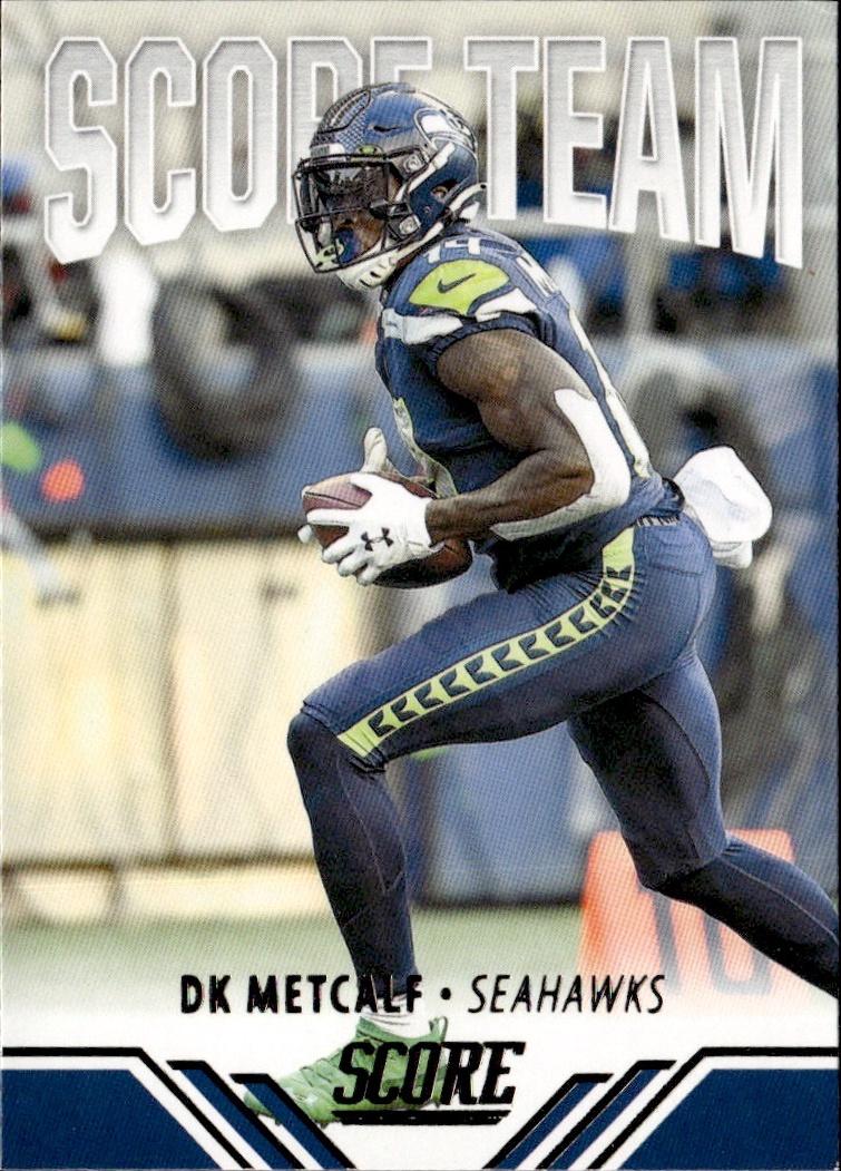 2021 Score Football Score Team #ST3 Seattle Seahawks (DK Metcalf)