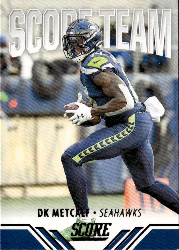 2021 Score Football Score Team #ST3 Seattle Seahawks (DK Metcalf)