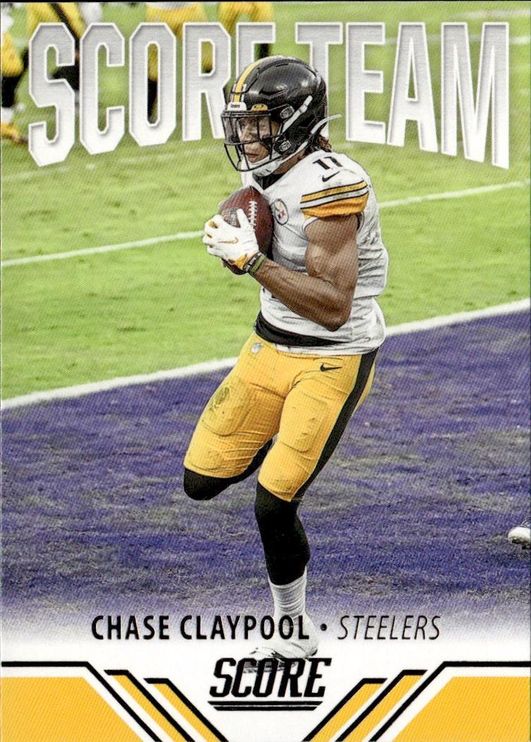 2021 Score Football Score Team #ST23 Pittsburgh Steelers (Chase Claypool)
