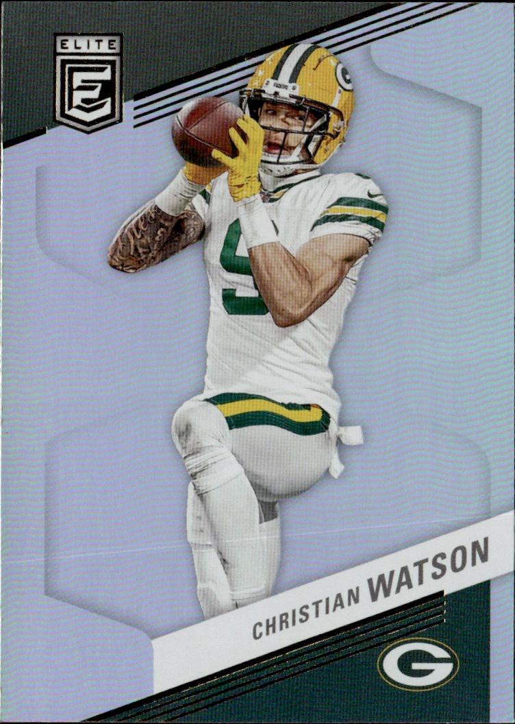 2023 Donruss Elite Football Base #17 Green Bay Packers (Christian Watson)