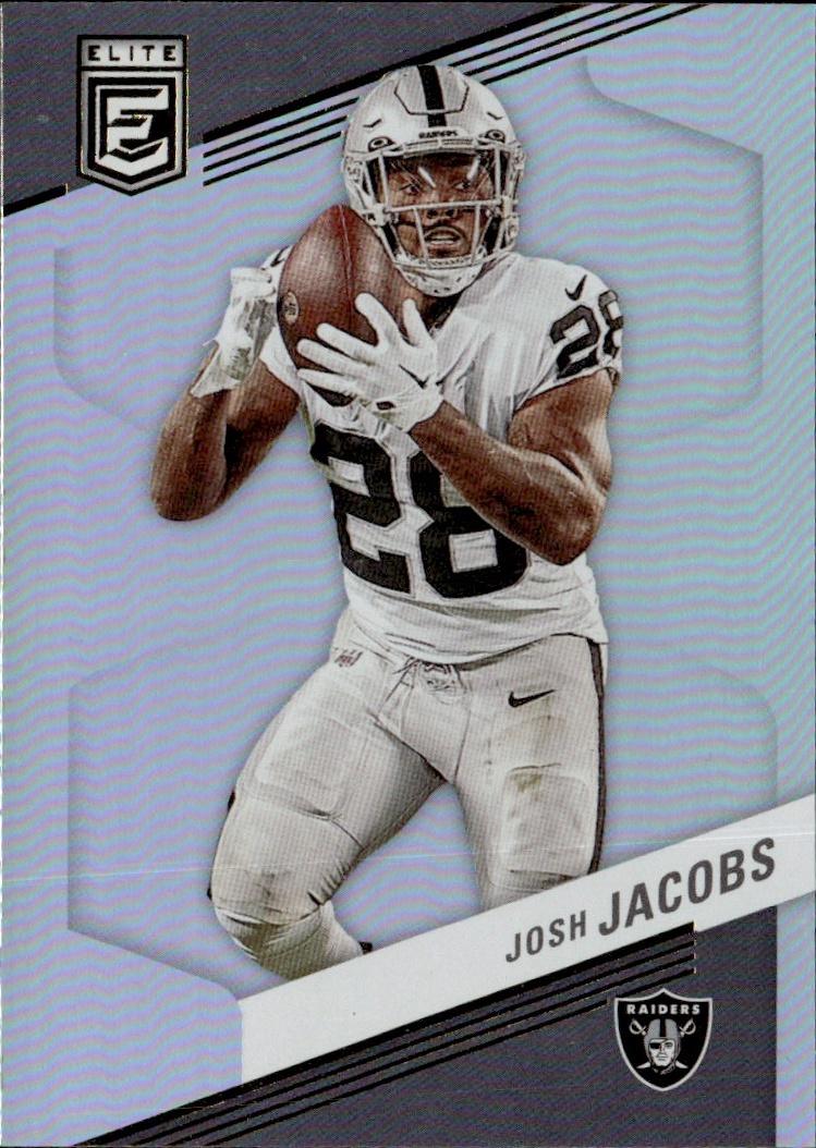 2023 Donruss Elite Football Base #58 Las Vegas Raiders (Josh Jacobs)