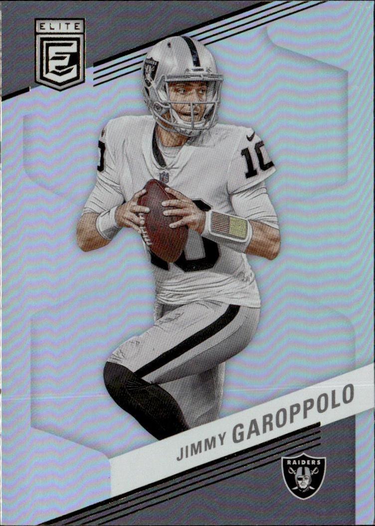 2023 Donruss Elite Football Base #51 Las Vegas Raiders (Jimmy Garoppolo)