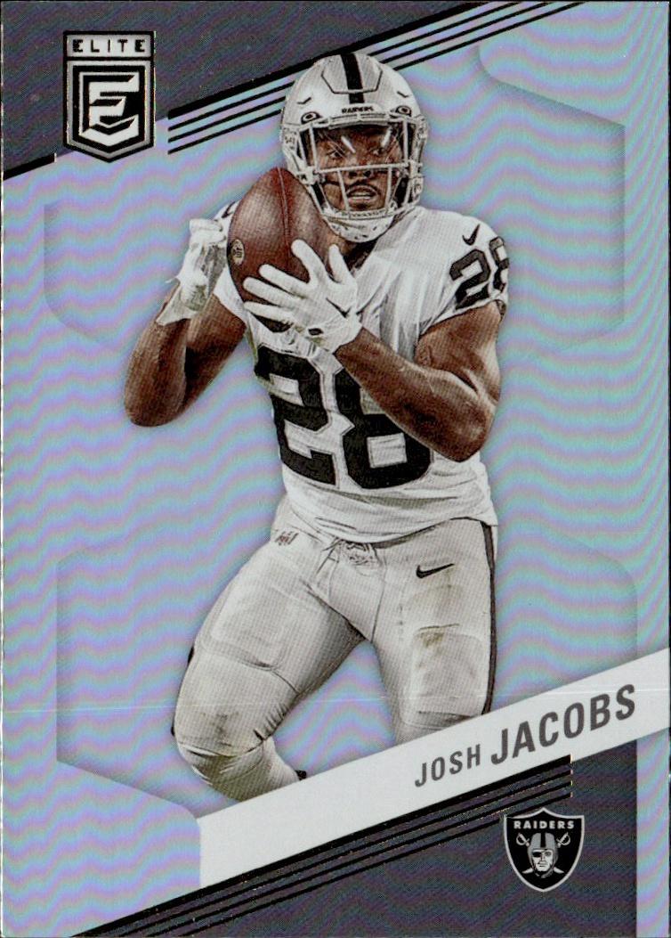 2023 Donruss Elite Football Base #58 Las Vegas Raiders (Josh Jacobs)