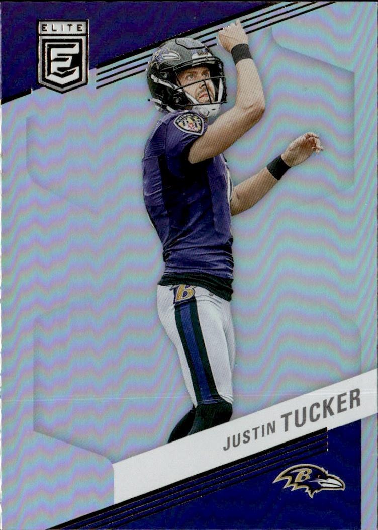 2023 Donruss Elite Football Base #63 Baltimore Ravens (Justin Tucker)