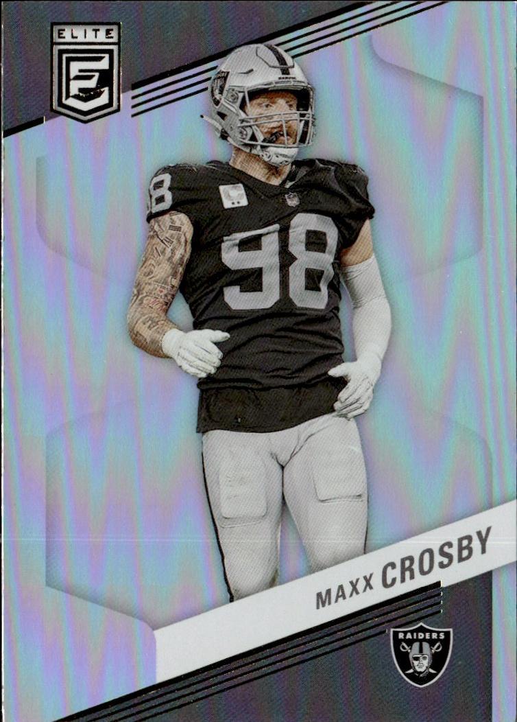 2023 Donruss Elite Football Base #73 Las Vegas Raiders (Maxx Crosby)