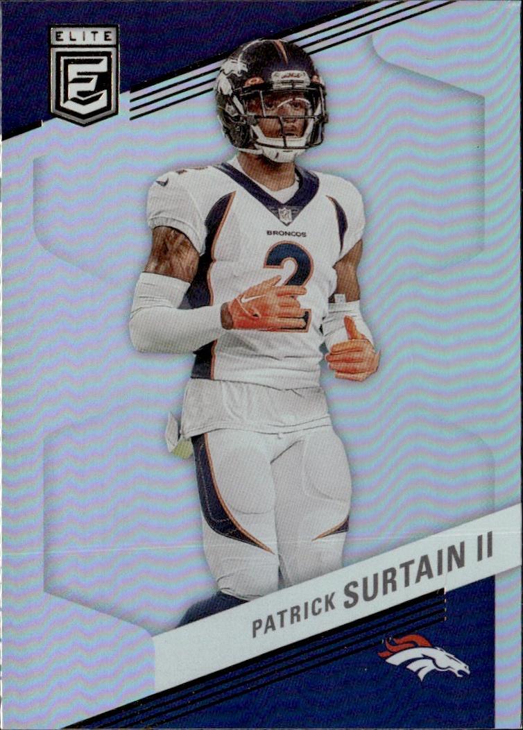 2023 Donruss Elite Football Base #84 Denver Broncos (Patrick Surtain II)