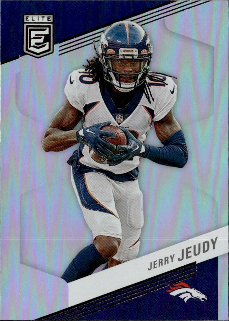 2023 Donruss Elite Football Base #50 Denver Broncos (Jerry Jeudy)