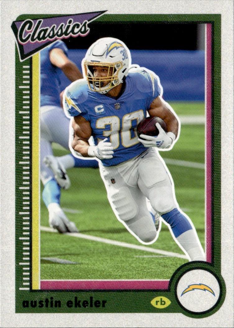 2022 Panini Classics Football Base #50 Los Angeles Chargers (Austin Ekeler)