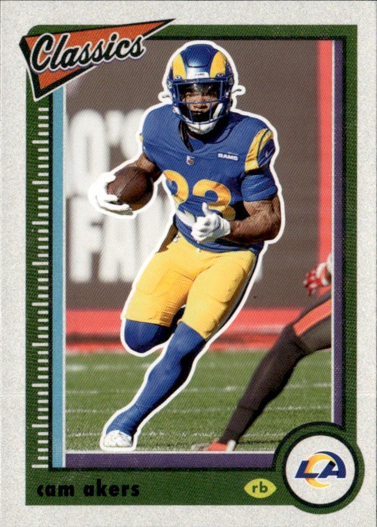 2022 Panini Classics Football Base #55 Los Angeles Rams (Cam Akers)