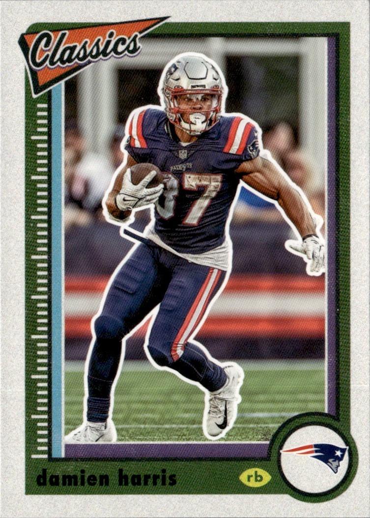 2022 Panini Classics Football Base #68 New England Patriots (Damien Harris)