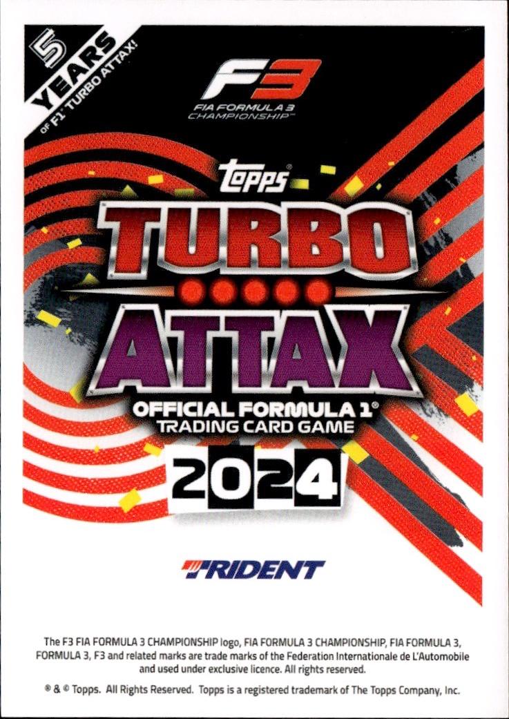 2024 Topps Turbo Attax F1 Racing Base #278 Trident (Sami Meguetounif)