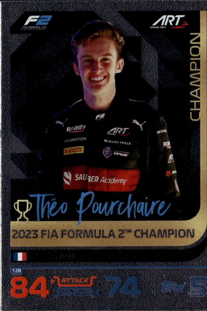 2024 Topps Turbo Attax F1 Racing Base #128 ART Grand Prix (Theo Pourchaire)