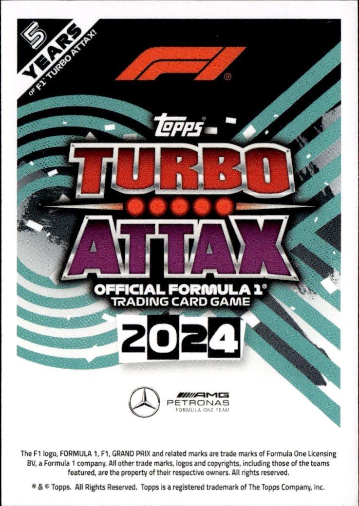 2024 Topps Turbo Attax F1 Racing Base #310 Mercedes-AMG Petronas Formula One Team (George Russell)