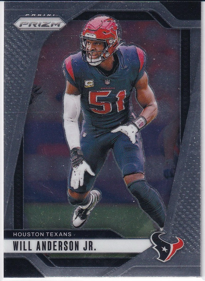 2024 Panini Prizm Football Base #116 Houston Texans, Will Anderson Jr.