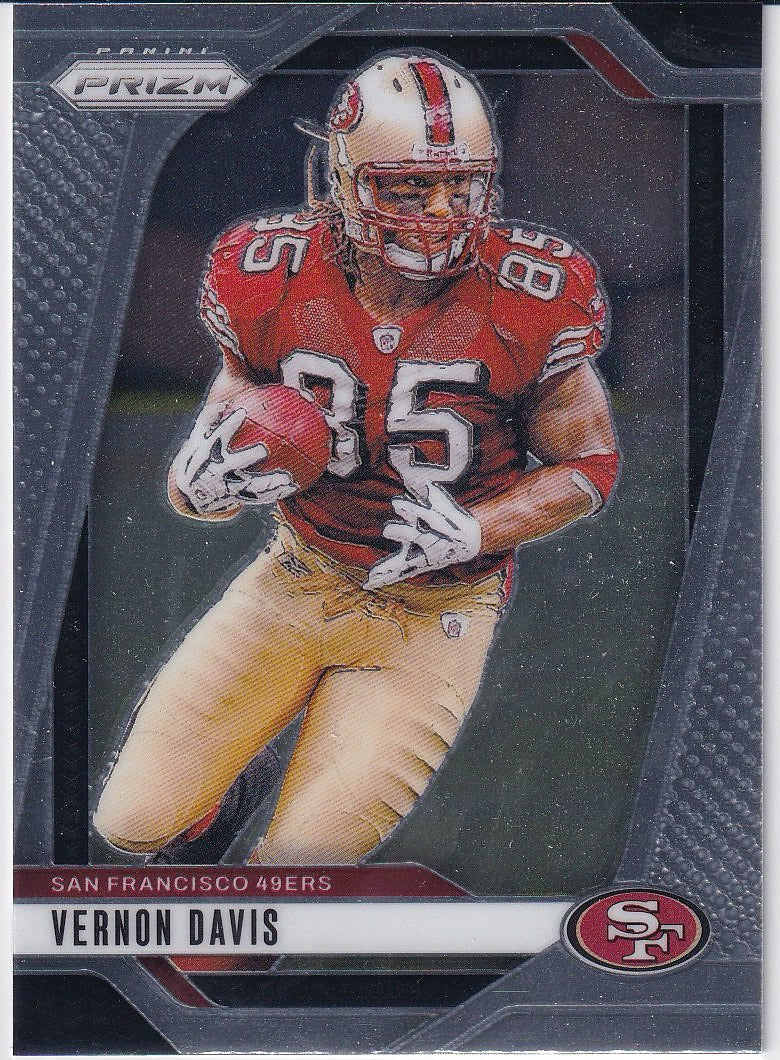 2024 Panini Prizm Football Base #258 San Francisco 49ers, Vernon Davis