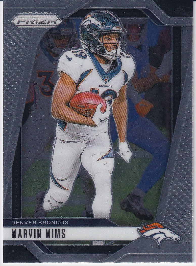2024 Panini Prizm Football Base #88 Denver Broncos, Marvin Mims