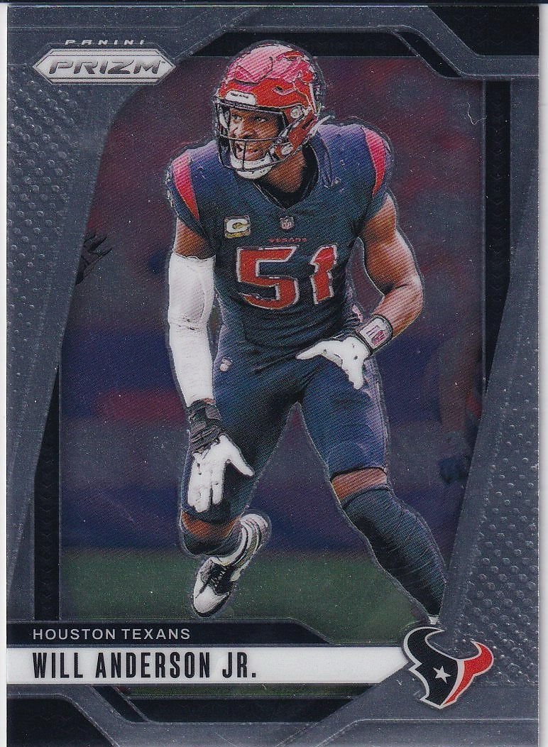 2024 Panini Prizm Football Base #116 Houston Texans, Will Anderson Jr.