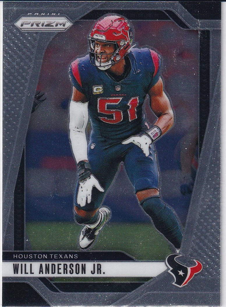 2024 Panini Prizm Football Base #116 Houston Texans, Will Anderson Jr.