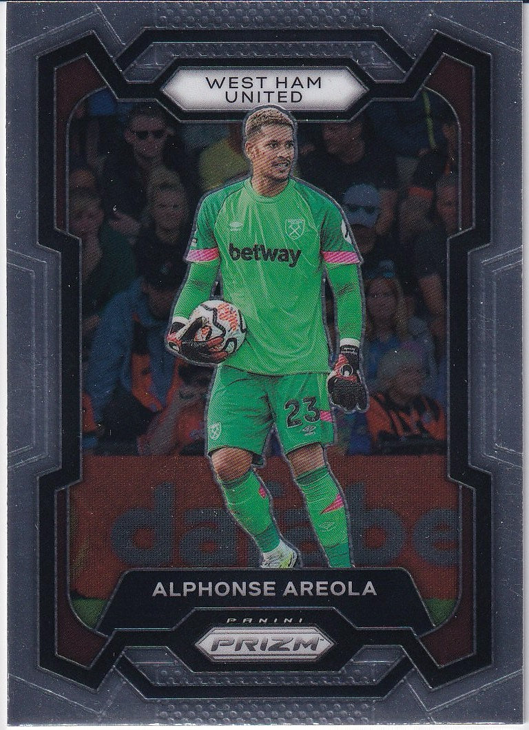 2023-24 Panini Prizm Premier League Soccer Base #213 West Ham United, Alphonse Areola